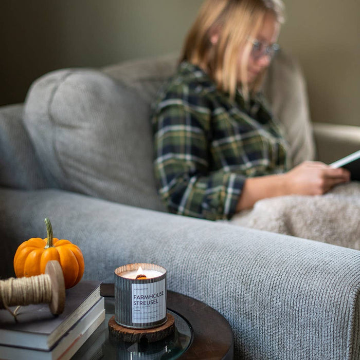 Island Life Rustic Wood Wick Candle