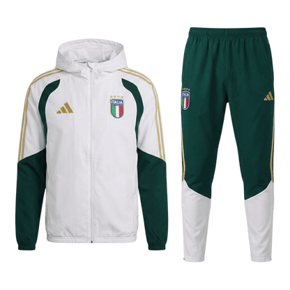 Italy Hoodie Training Tracksuit Kit(Top+Pants) 2026 White