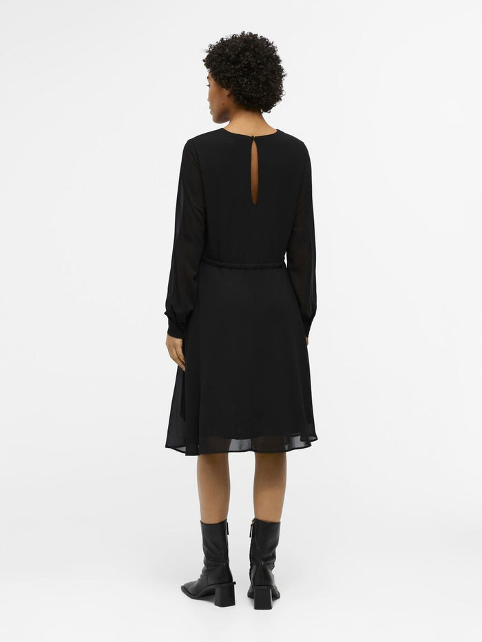 JAMILA L/S DRESS (BLACK)