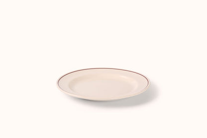 JOHN JULIAN BURGUNDY LINE PORCELAIN DINNERWARE
