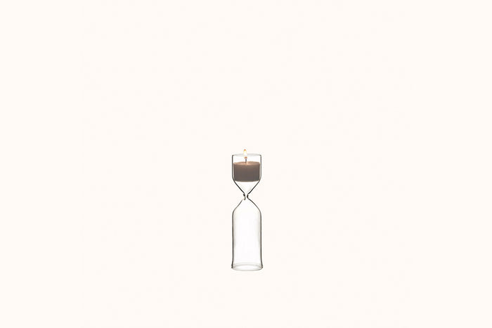 KANZ ARCHITETTI SMALL PINCHED CANDLE HOLDER