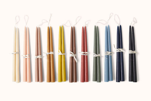 KD BIEL 12" DIPPED TAPER CANDLES