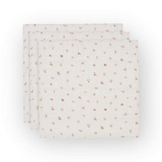 Langes gaze de coton | 70cm | Animal Friends