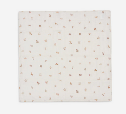 Langes gaze de coton | 70cm | Animal Friends