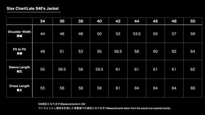 Late S40's Jacket 13.5oz