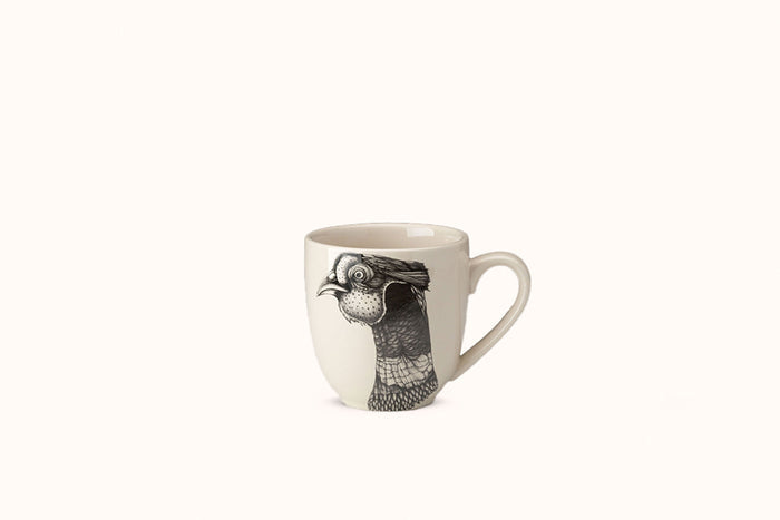 LAURA ZINDEL MUG - PHEASANT HEAD