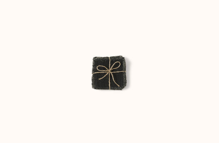 LIBECO FADED BLACK JASPER COASTER
