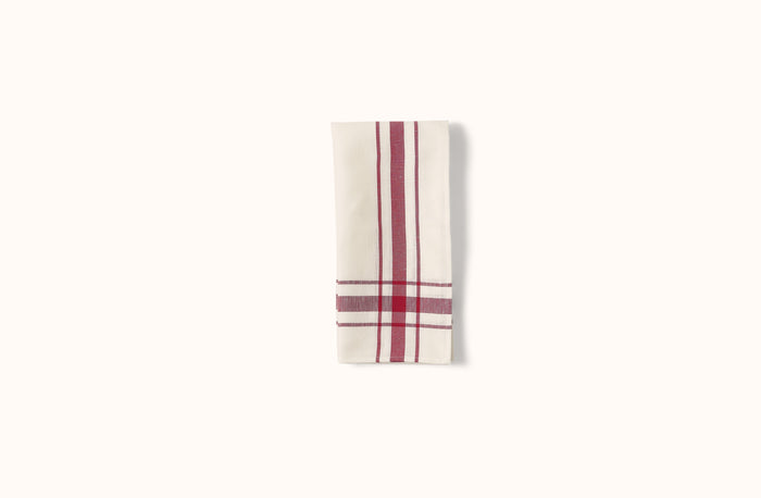 LIBECO RED CAMARET KITCHEN TOWEL