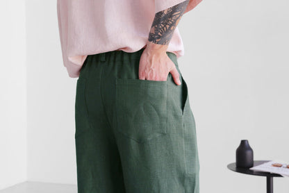 Loose Pleated Pants CEDAR - IN STOCK