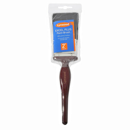 Lynwood Excel Plus Paintbrush Varnish Synthetic Bristles 50mm