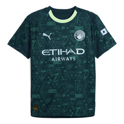 Manchester City Fourth Away Soccer Jersey 2025/26