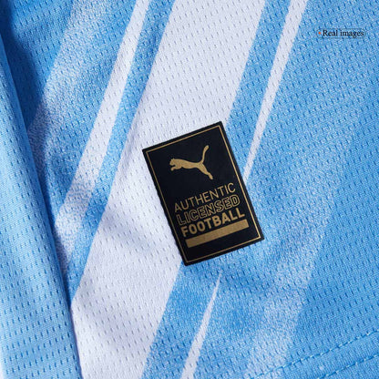 Manchester City Home Kids Soccer Jerseys Kit 2025/26