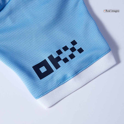 Manchester City Home Kids Soccer Jerseys Kit 2025/26