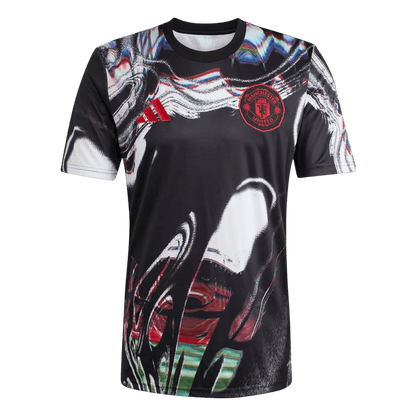 Manchester United Pre-Match Soccer Jersey 2025/26 Black
