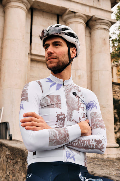 Men's La Posta FR-C Pro Lightweight Long Sleeve Jersey by Giordana Cycling, , Made in Italy