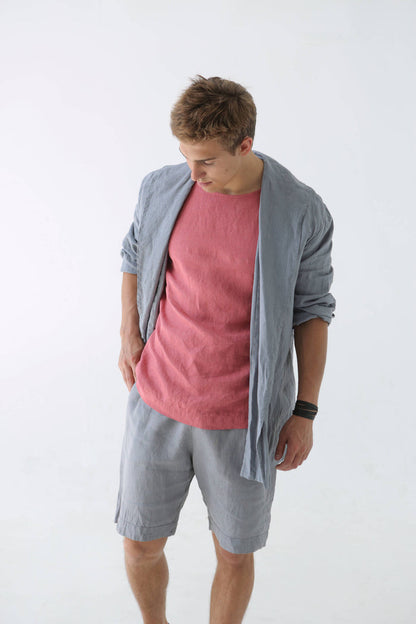 Men’s linen shorts ASH - IN STOCK