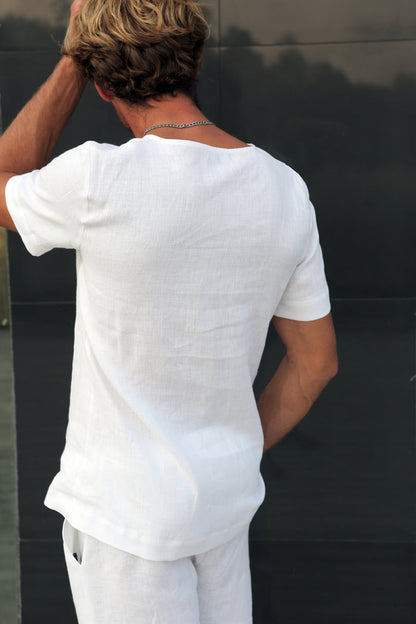 Men’s Linen T-Shirt LINDEN - IN STOCK