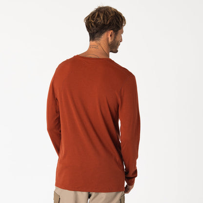 Mens Merino LS Base Layer Tannin