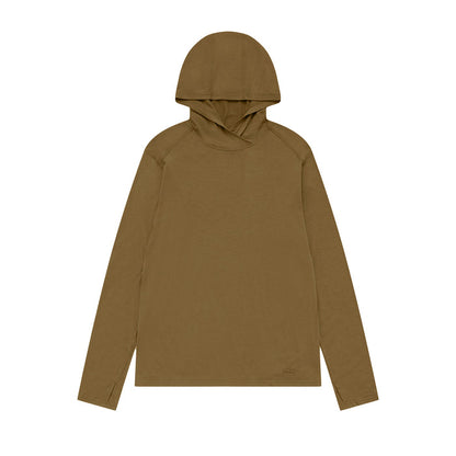 Mens Merino LS Hoody Olive