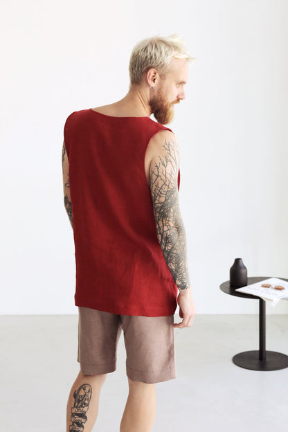 Men’s Sleeveless T-Shirt BAMBOO - IN STOCK