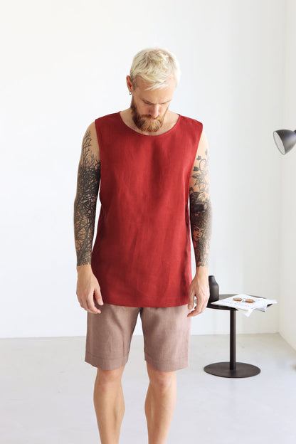 Men’s Sleeveless T-Shirt BAMBOO - IN STOCK