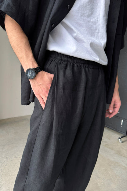 Men’s Wide-Leg Linen Pants SLOE - IN STOCK