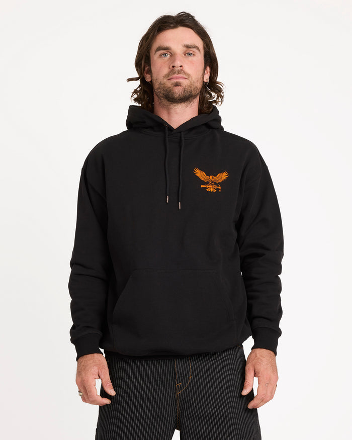 Mens Workwear Hammered Pullover Hoodie