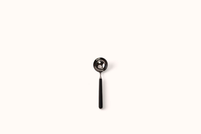 MEPRA BLACK ON POLISHED STAINLESS STEEL FANTASIA LADLE
