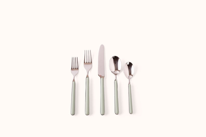 MEPRA SAGE ON POLISHED STAINLESS STEEL FANTASIA FLATWARE SET