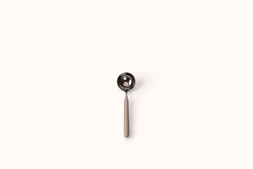 MEPRA TAUPE ON POLISHED STAINLESS STEEL FANTASIA LADLE