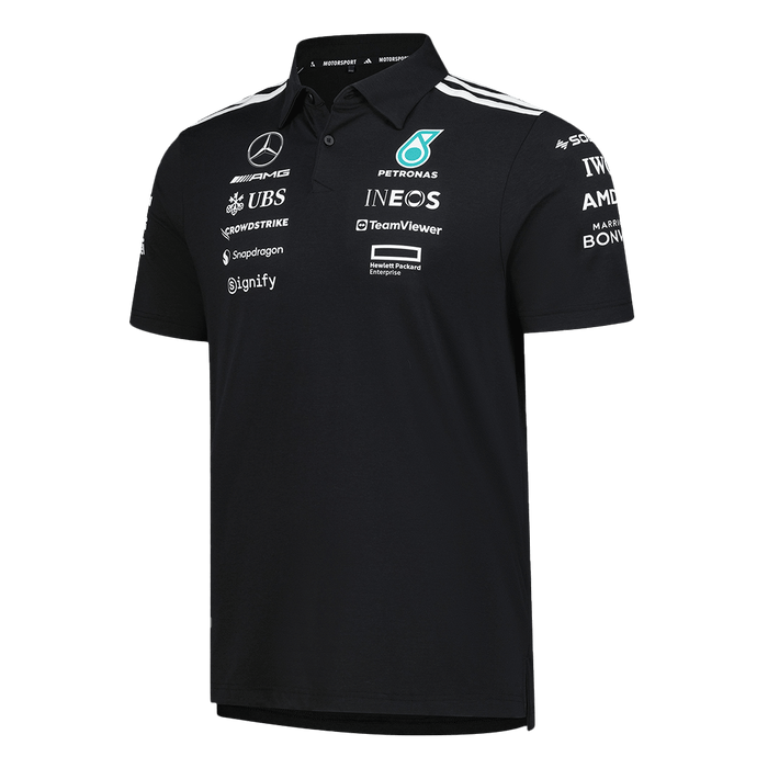 Mercedes AMG Petronas F1 2025 Team Polo Black