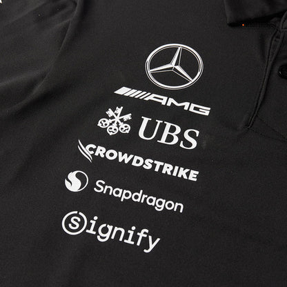 Mercedes AMG Petronas F1 2025 Team Polo Black