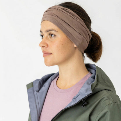 Merino Neck Gaiter Stone Marle