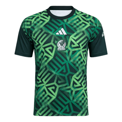 Mexico Pre-Match Soccer Jersey World Cup 2026 Green