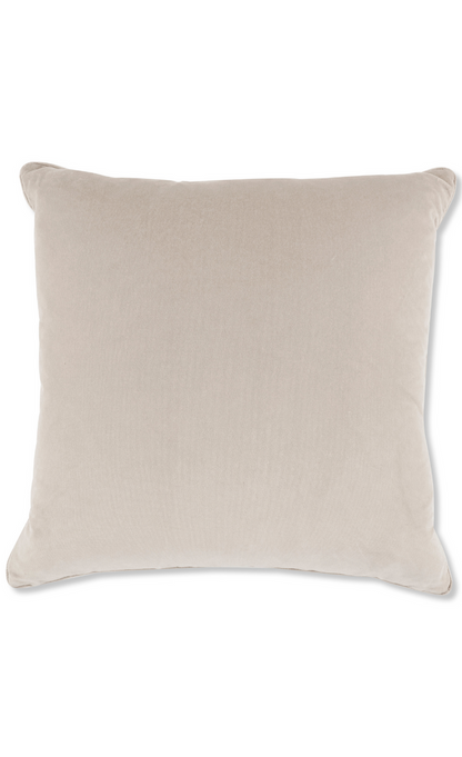 Mimi Velvet Cushion - Tan