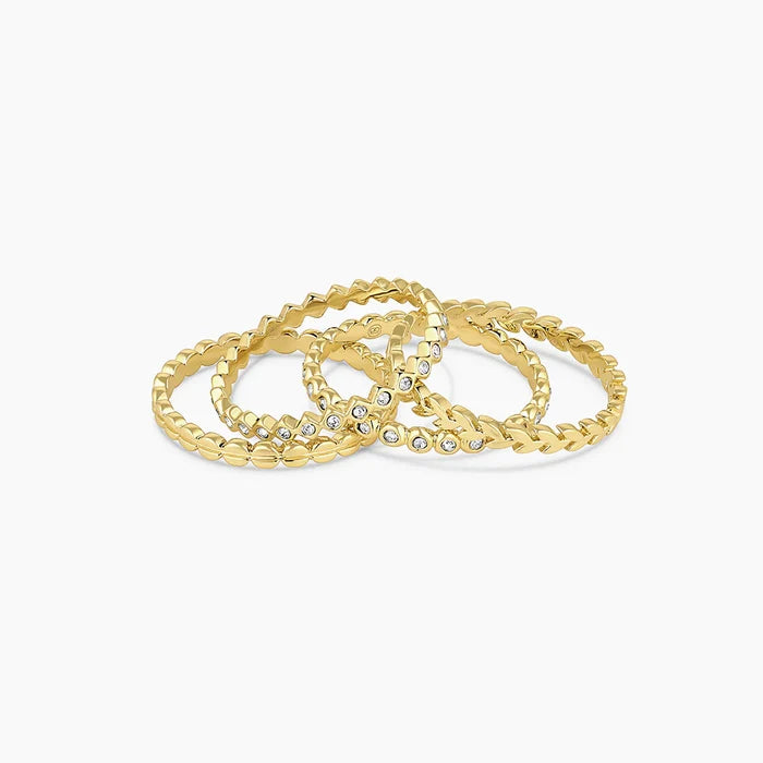 Mini Stackable Ring Set - Adored A Lovely Boutique