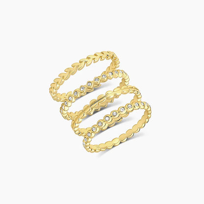 Mini Stackable Ring Set - Adored A Lovely Boutique