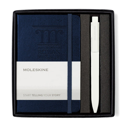 Moleskine® Pocket Notebook and GO Pen Gift Set