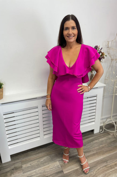 MORADO MIDI DRESS (PINK)