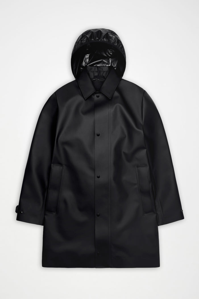 RAINS Nara Long Jacket Black Jacket