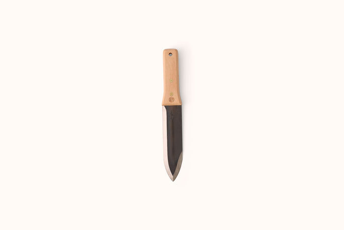 NIWAKI CARBON STEEL PRO HORI HORI KNIFE WITH CANVAS HOLDER