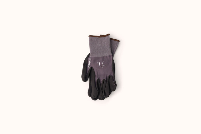 NIWAKI GREY NITRILE COATED GARDENING GLOVES