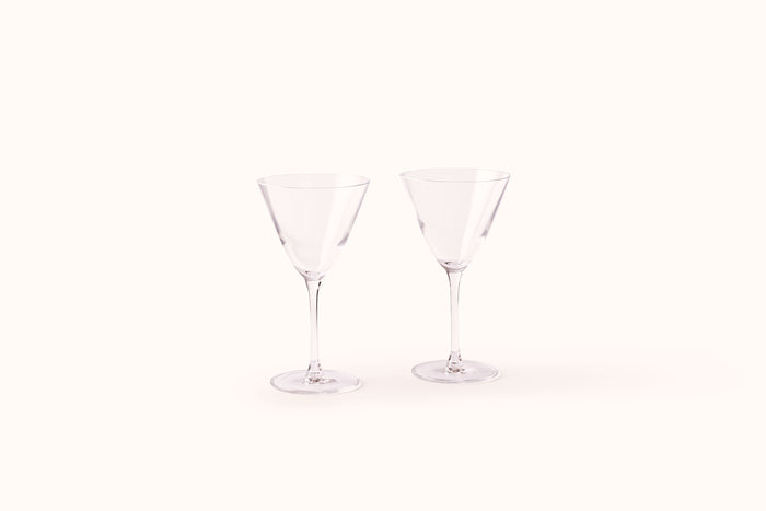 NUDE BAR/GIANI MARTINI GLASSES SET OF 2