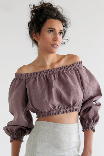 Off-The-Shoulder Crop Top ORCHIS - IN STOCK