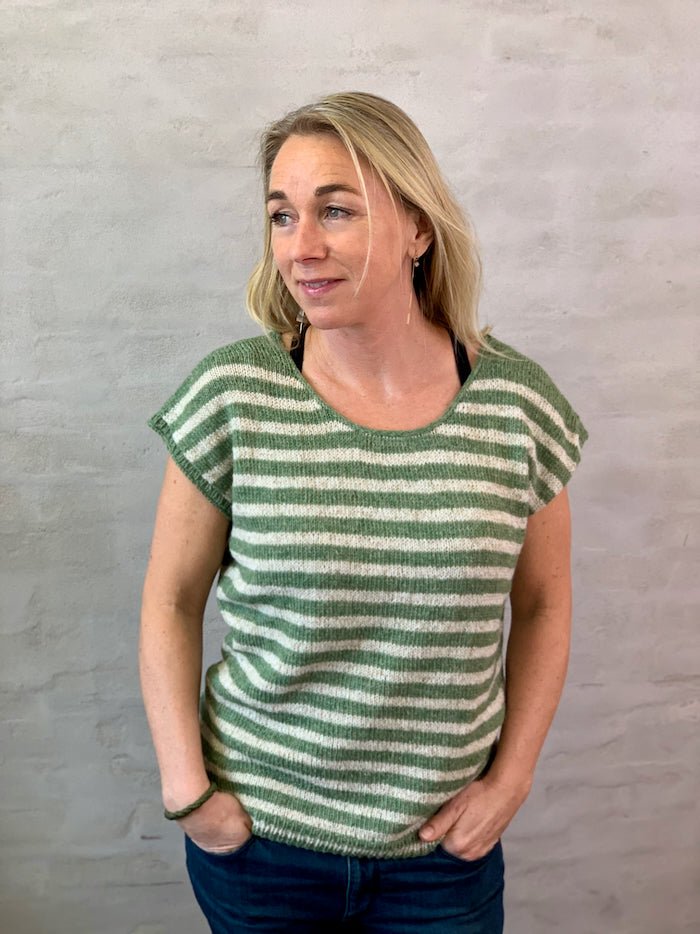 Ohoy summer top by Önling, No 12 + No 13 knitting kit Knitting kits Önling - Katrine Hannibal