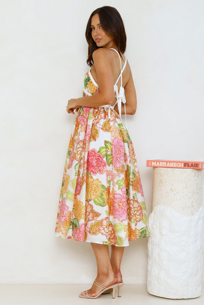 OLIVIA | Bloom Midi Dress