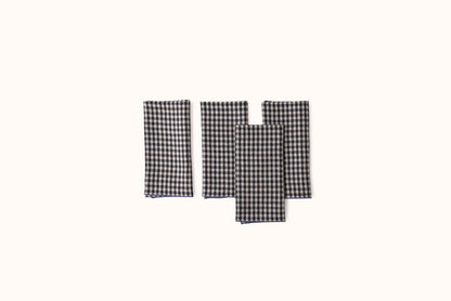 BLACK WHITE CHECK/STONE BLUE