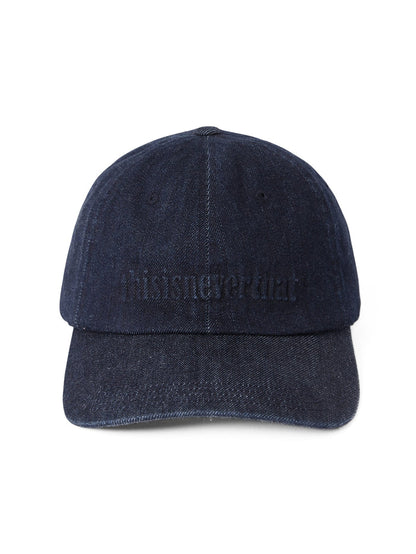Onyx Embossed Denim Cap