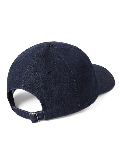 Onyx Embossed Denim Cap