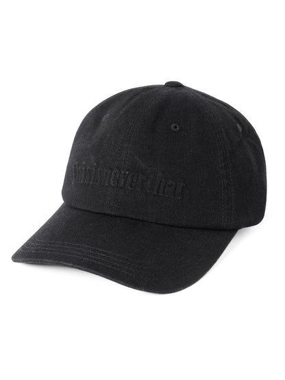 Onyx Embossed Denim Cap